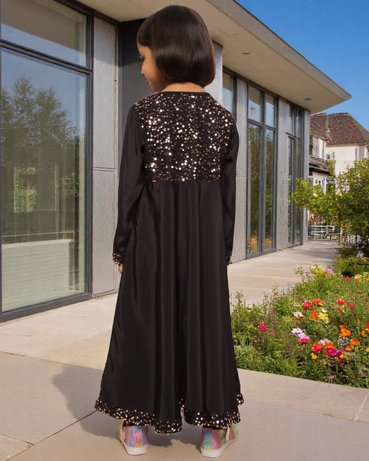 Long Dress With Sequin Work & Matching Dupatta