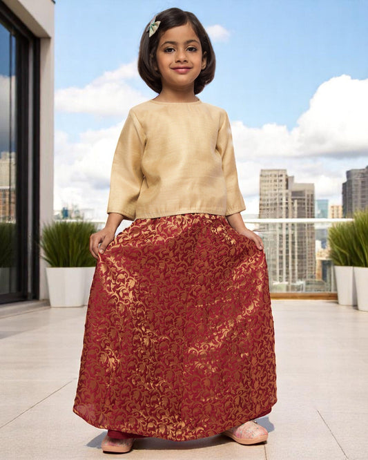 Lehenga-Top-Duppata-3 Pcs Set